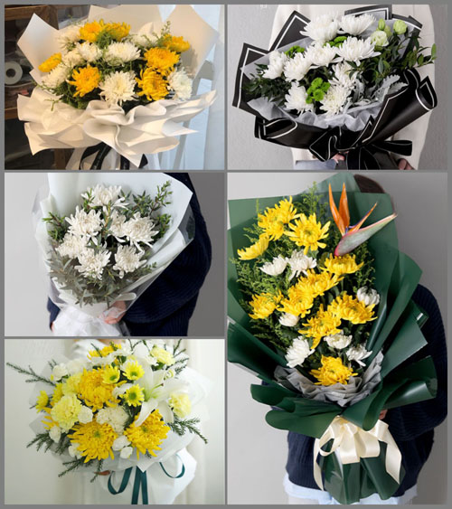 浙江省台州温岭市松门镇小交陈村白事花束代送